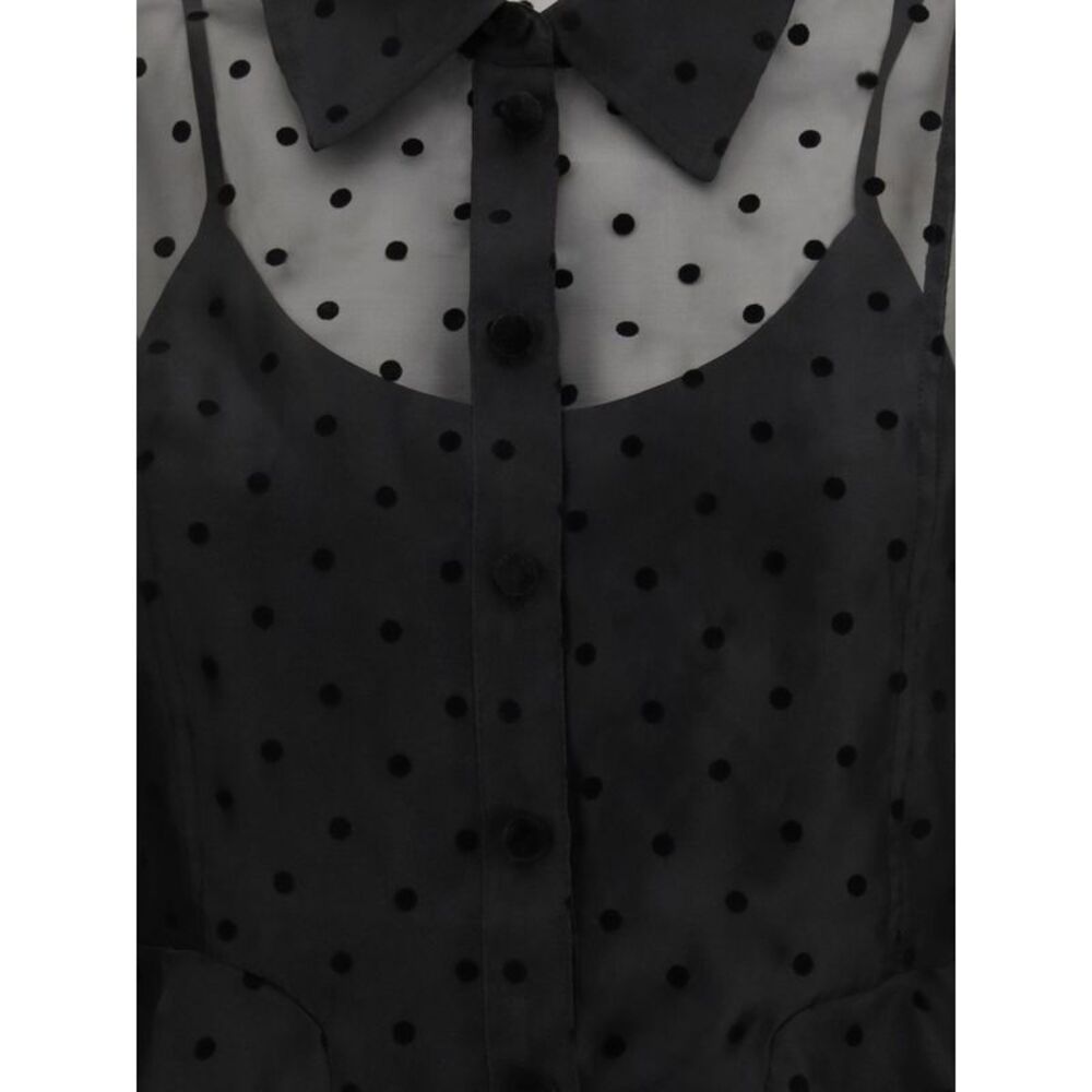 Ganni Shirt Woman Black - Picture 4 of 4